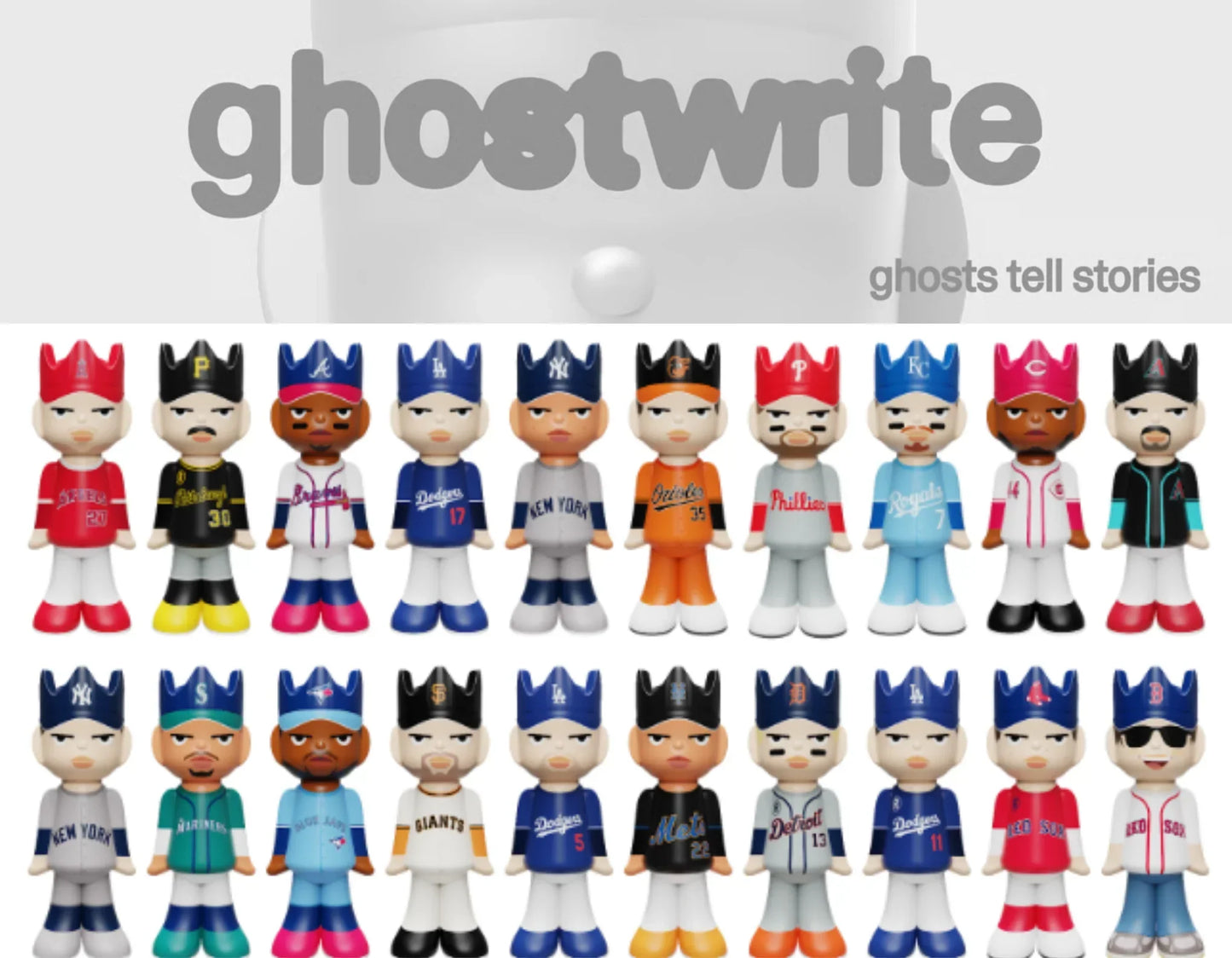 2025 Ghostwrite MLB Game Face 12 Box Case
