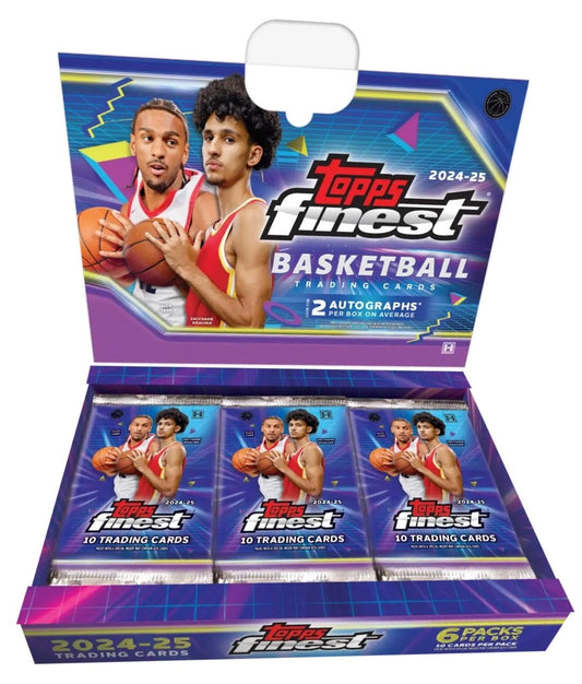 2024-25 Topps Finest Basketball Hobby 8 Box Case