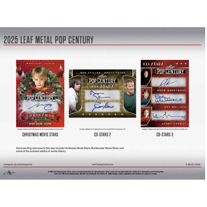 2025 Leaf Metal Pop Century Box